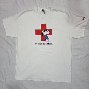 Snoopy American Red Cross Colab T-shirt